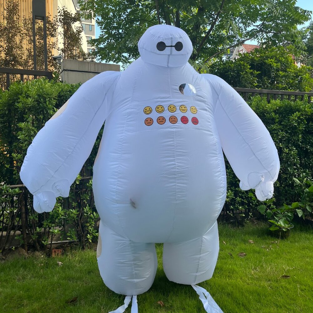 Inflatable Costume Outfit Big Hero 6 BayMax Halloween Cosplay Party for Adult